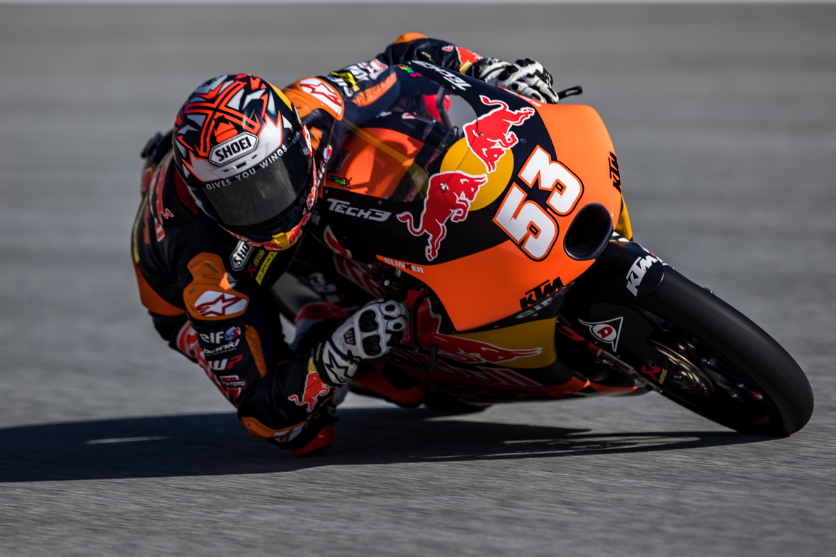 Deniz Öncü 2022 Moto3 Catalunya race