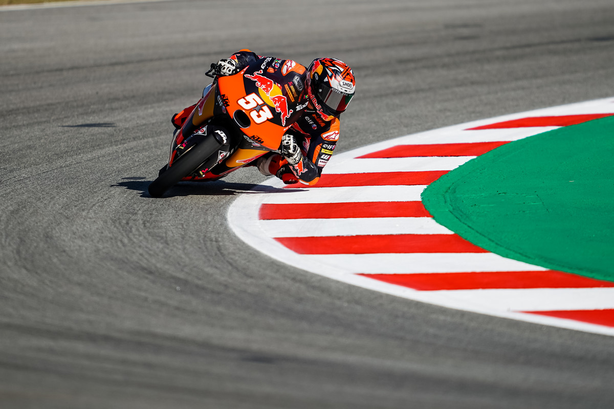 Deniz Öncü 2022 Moto3 Catalunya race