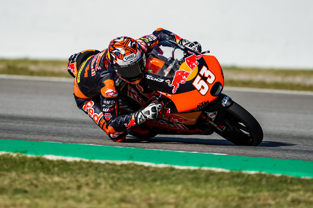 Deniz Öncü 2022 Moto3 Catalunya race