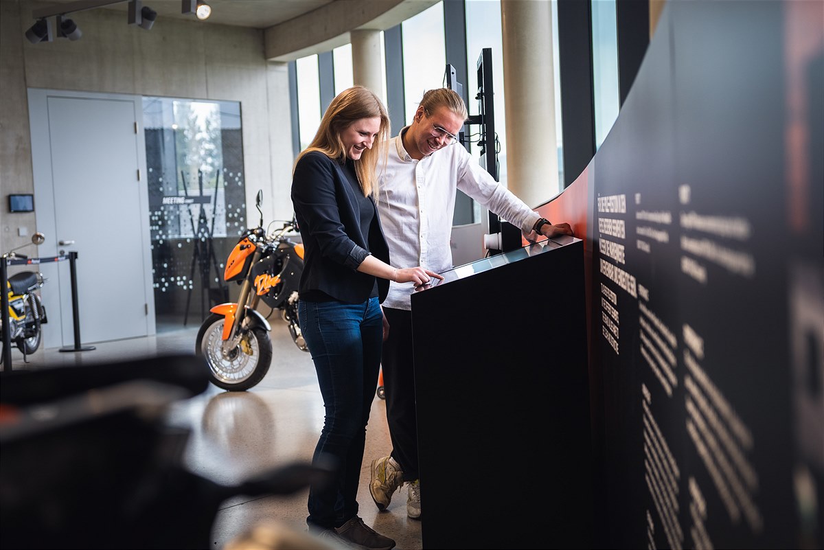 Neue Sonderausstellung in der KTM Motohall