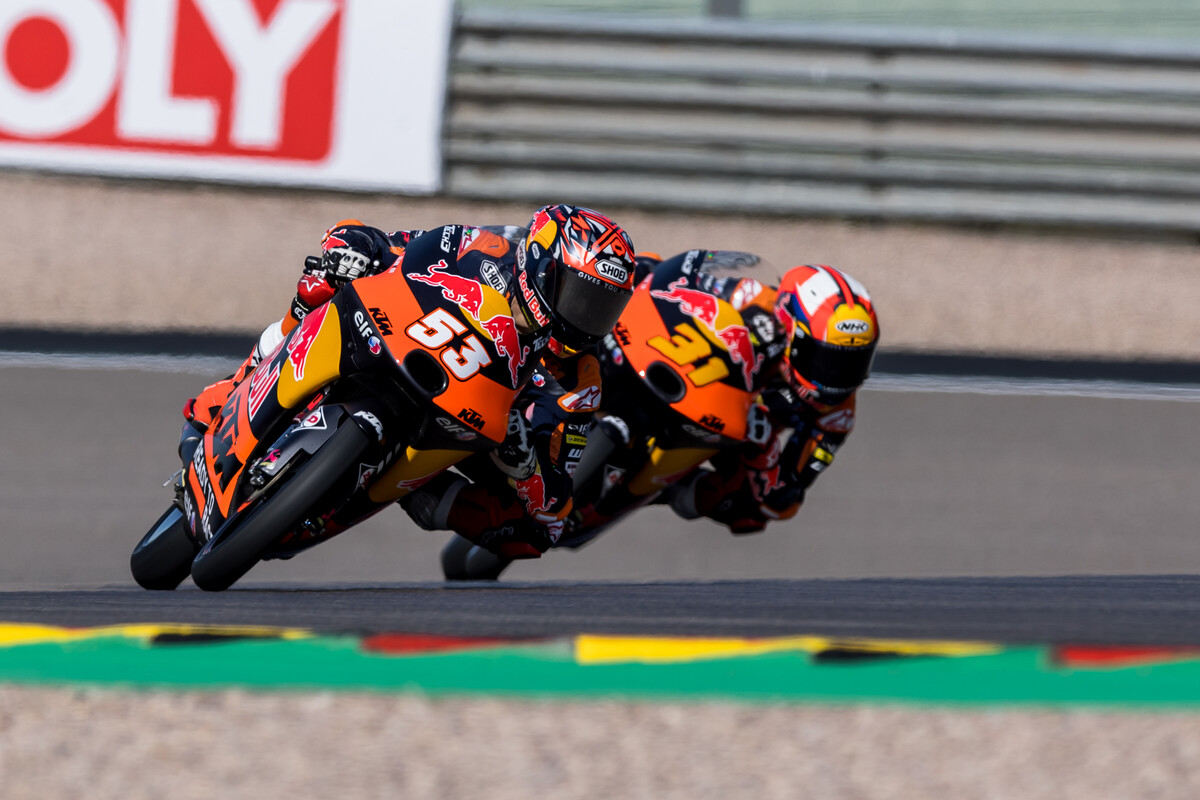 Deniz Öncü 2022 Moto3 Germany race
