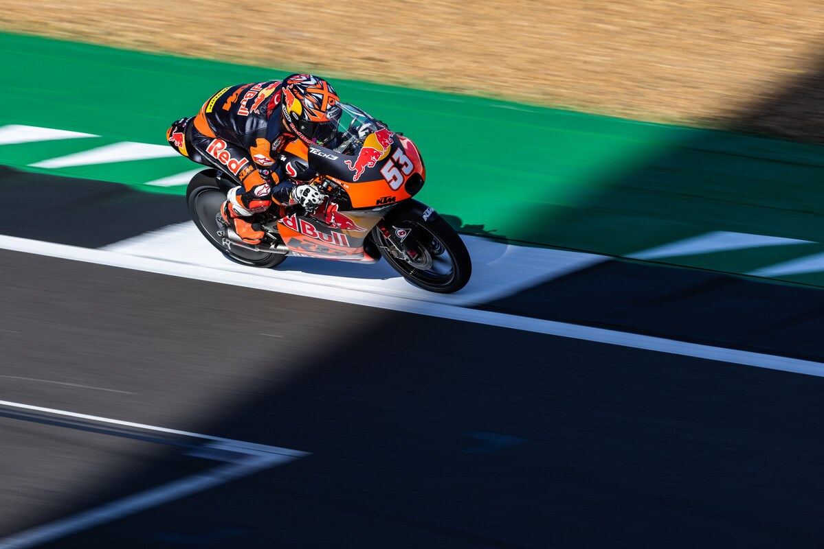 Deniz Öncü 2022 Moto3 GBR race