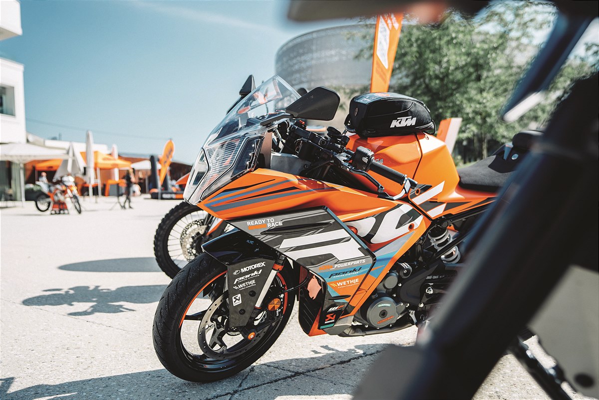 KTM Motohall Motorradvermietung