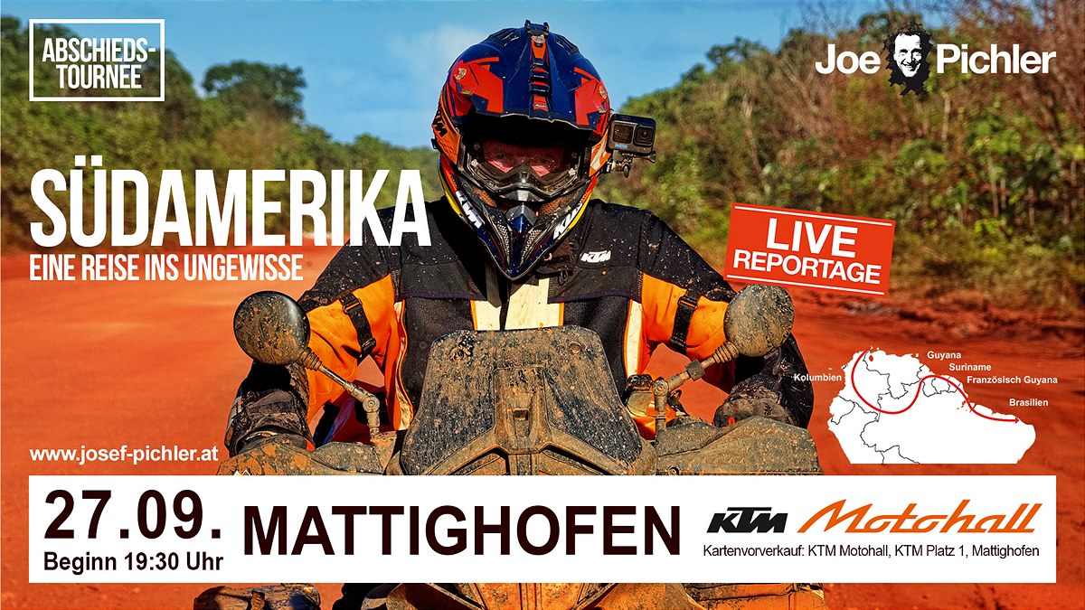 Vortrag mit Joe Pichler in der KTM Motohall