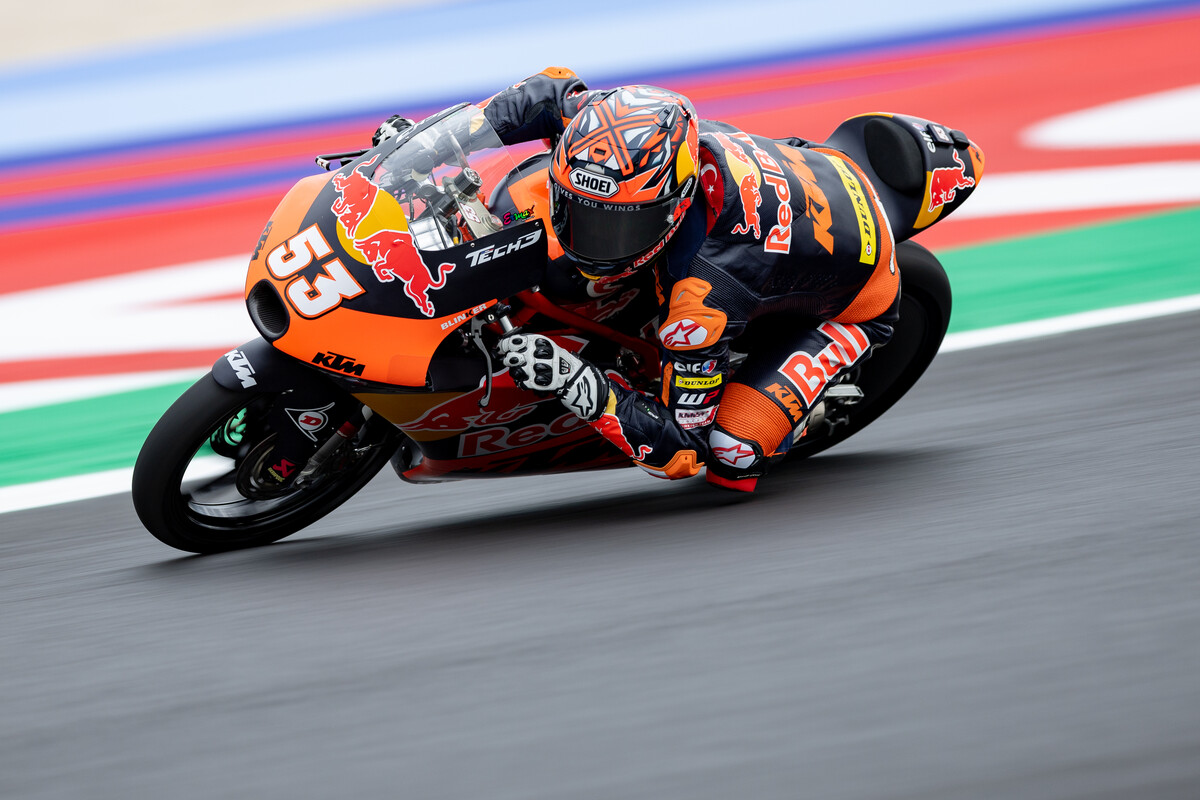 Deniz Öncü 2022 Moto3 San Marino Qualification