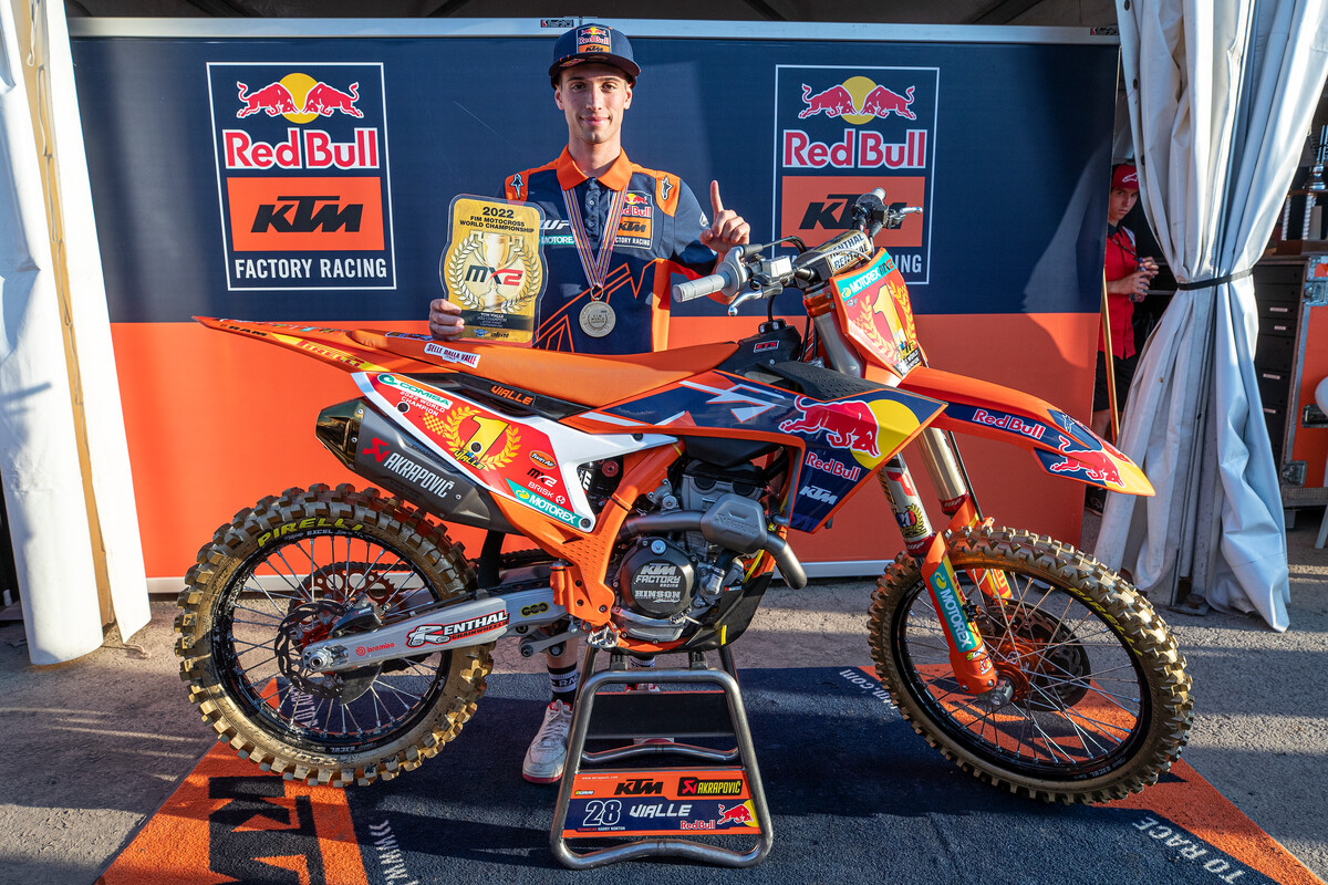 2022 MX2GP World Champion Tom Vialle 