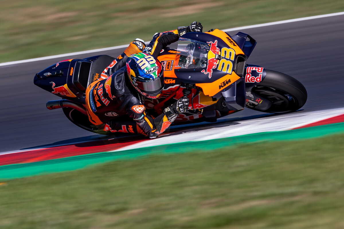 Brad Binder KTM MotoGP 2022 Misano Test