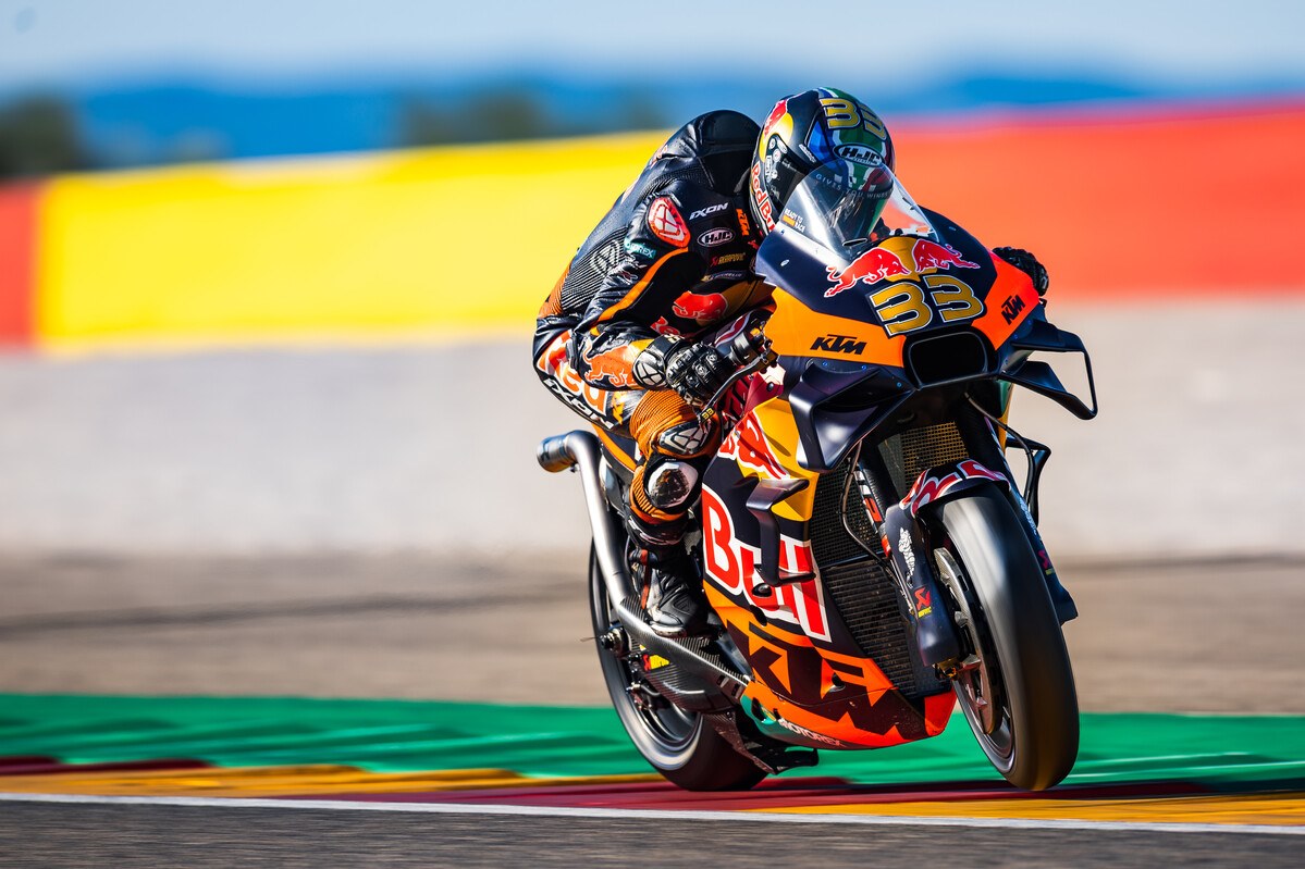 Brad Binder KTM MotoGP 2022 Aragon qualification