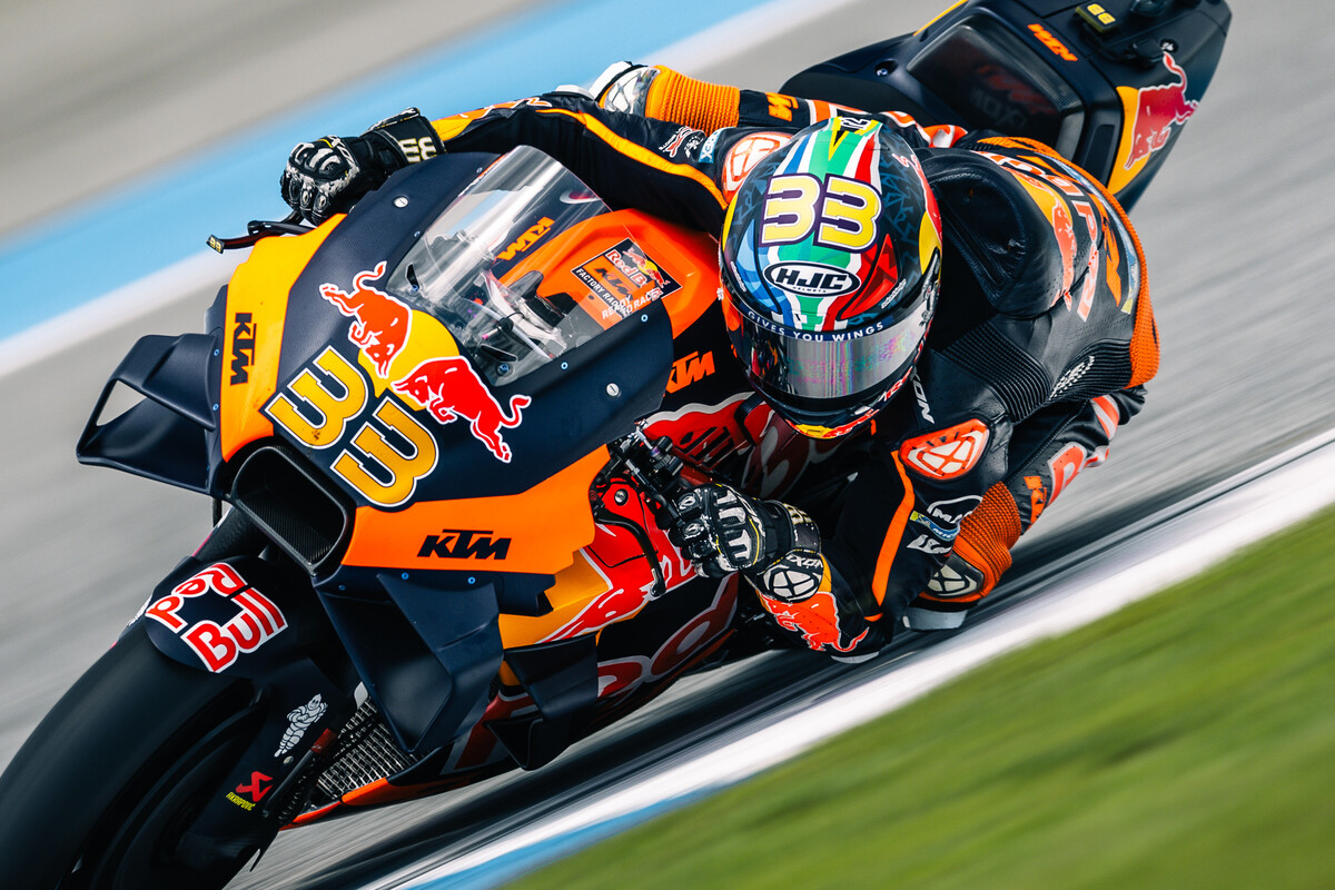 Brad Binder KTM MotoGP 2022 Thailand qualification