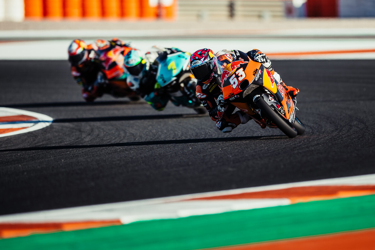 Deniz Öncü 2022 Moto3 Valencia race