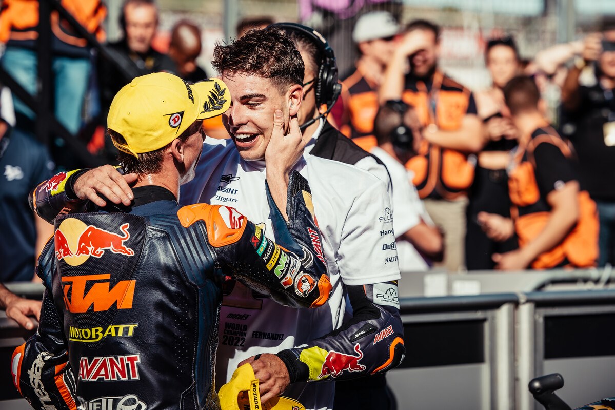 Augusto Fernandez Moto2 2022 Valencia - World Champion!