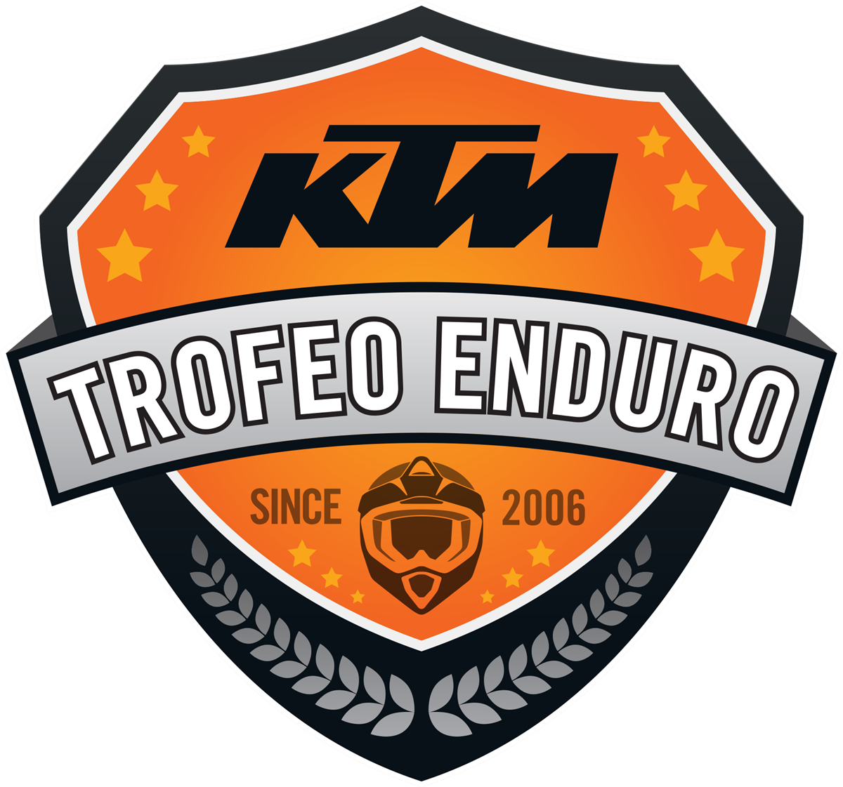 KTM Trofeo Enduro Logo Since 2006