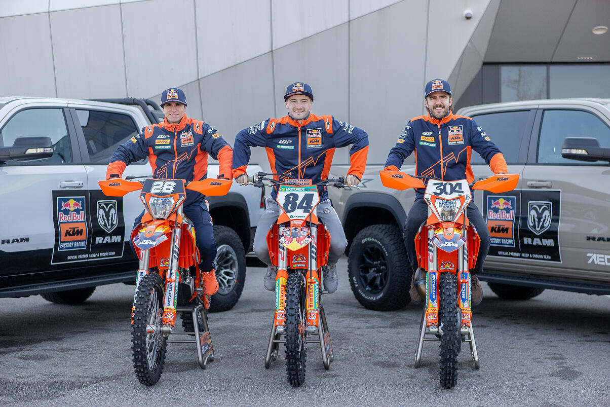 Red Bull KTM Factory Racing & RAM Trucks partnership