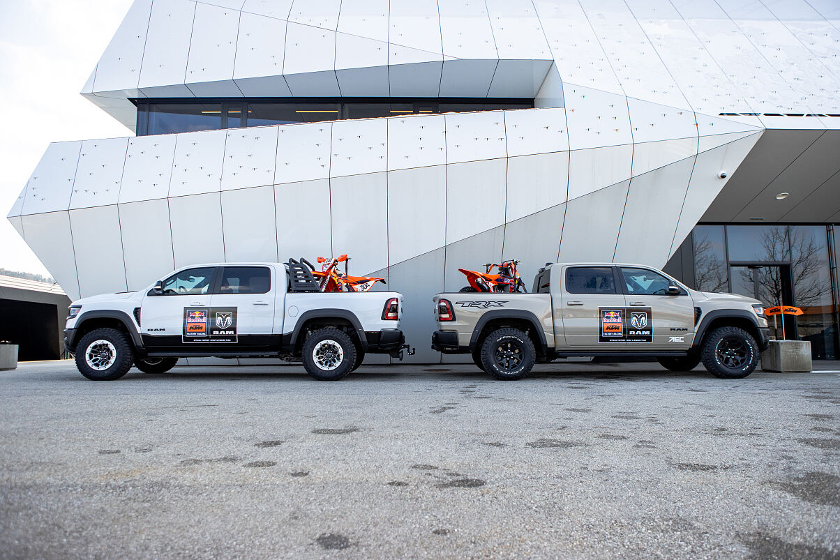 Red Bull KTM Factory Racing & RAM Trucks partnership