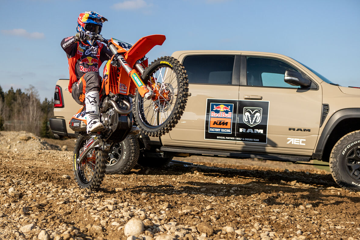 Red Bull KTM Factory Racing & RAM Trucks partnership