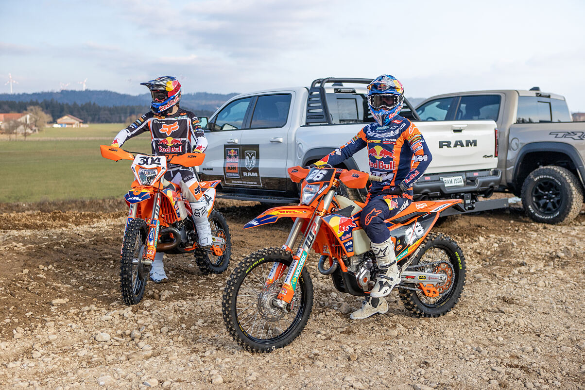 Red Bull KTM Factory Racing & RAM Trucks partnership