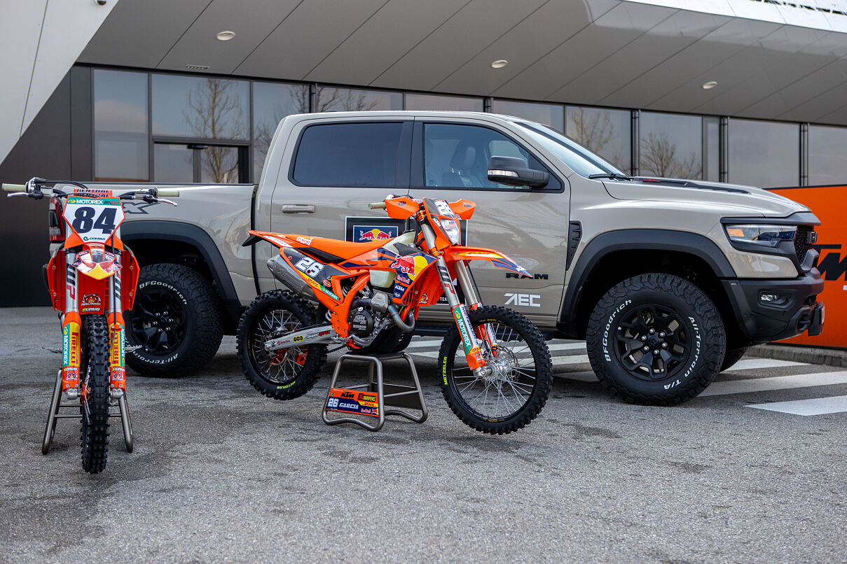 Red Bull KTM Factory Racing & RAM Trucks partnership