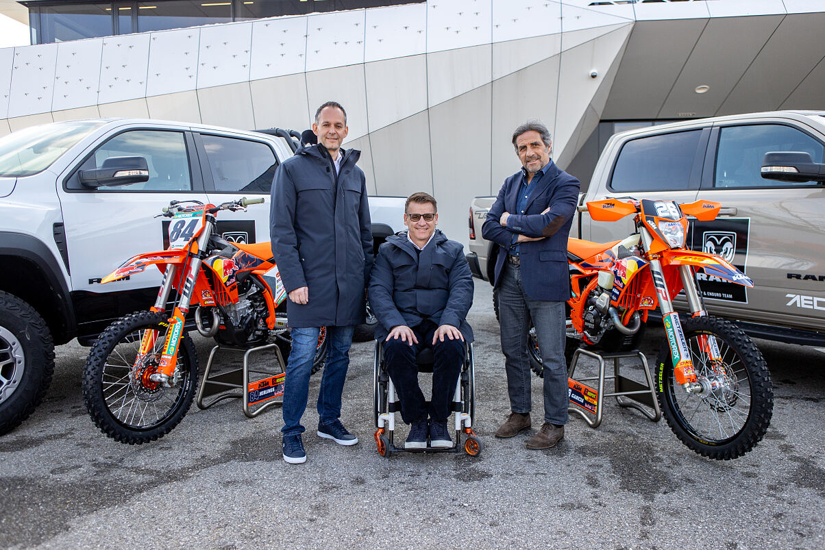 Red Bull KTM Factory Racing & RAM Trucks partnership