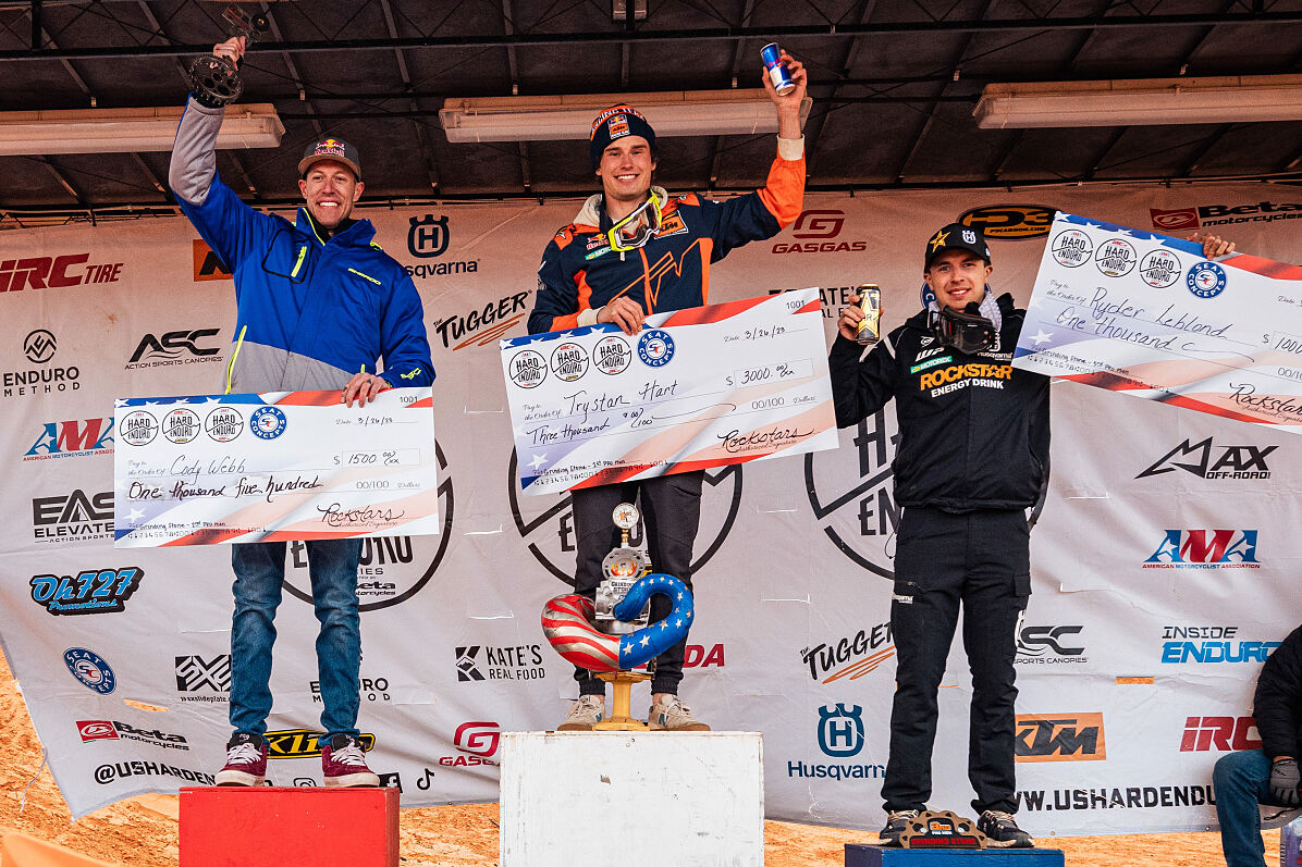 TRYSTAN HART PODIUM