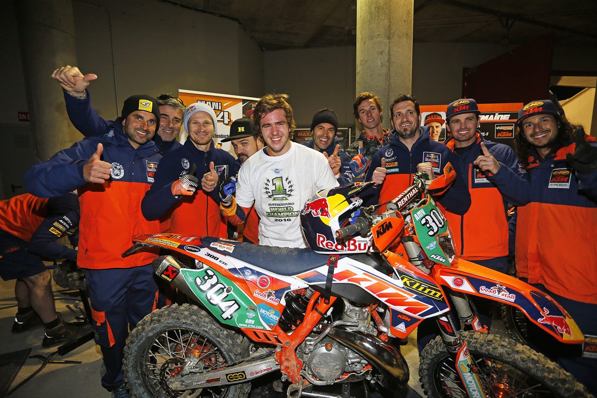 Manuel Lettenbichler KTM 300 EXC Madrid 2016