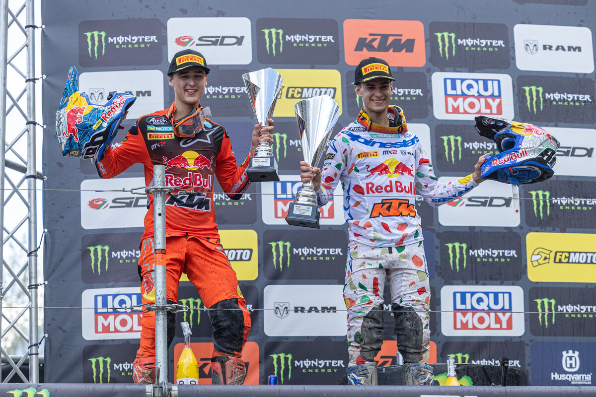 Andrea Adamo & Liam Everts 2023 MXGP Arco di Trento KTM 250 SX-F - Copia