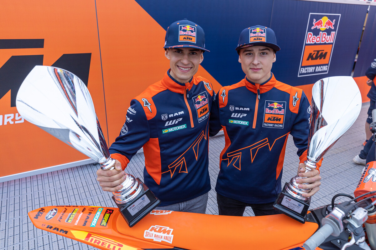 Andrea Adamo & Liam Everts 2023 MXGP Arco di Trento KTM 250 SX-F-1