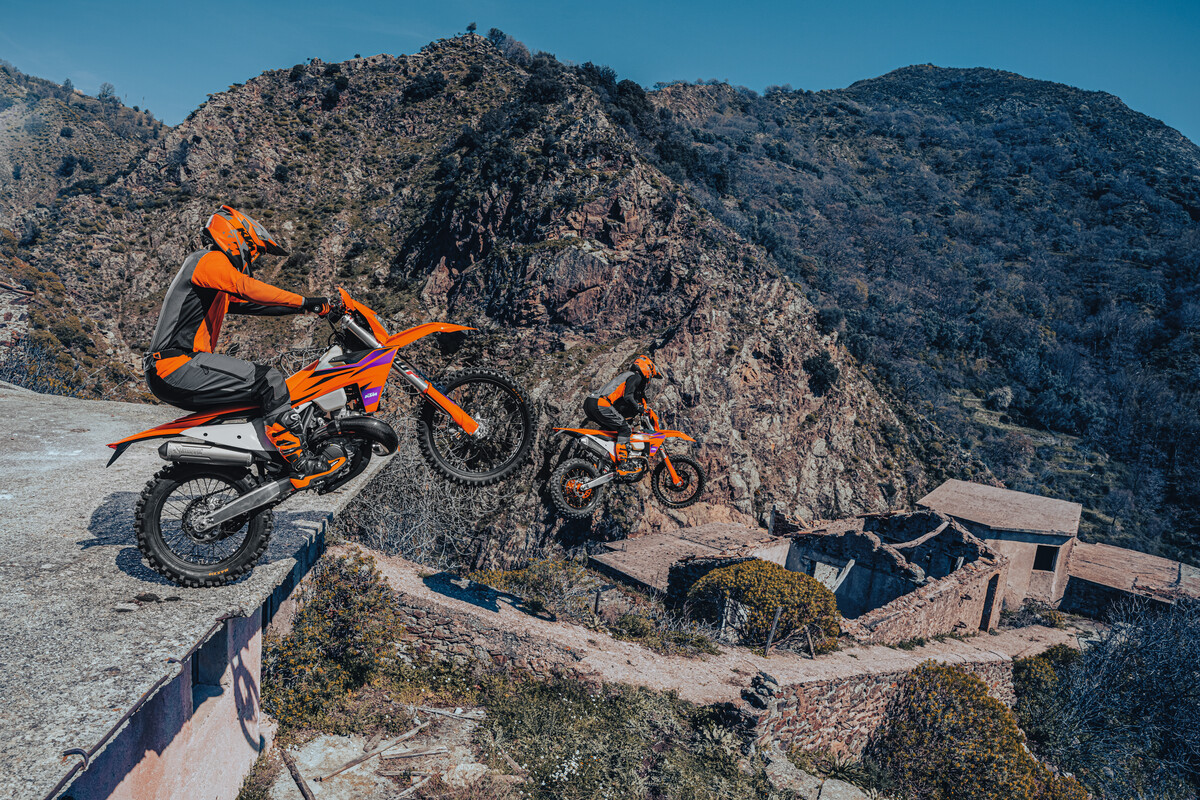 2024 KTM EXC range 