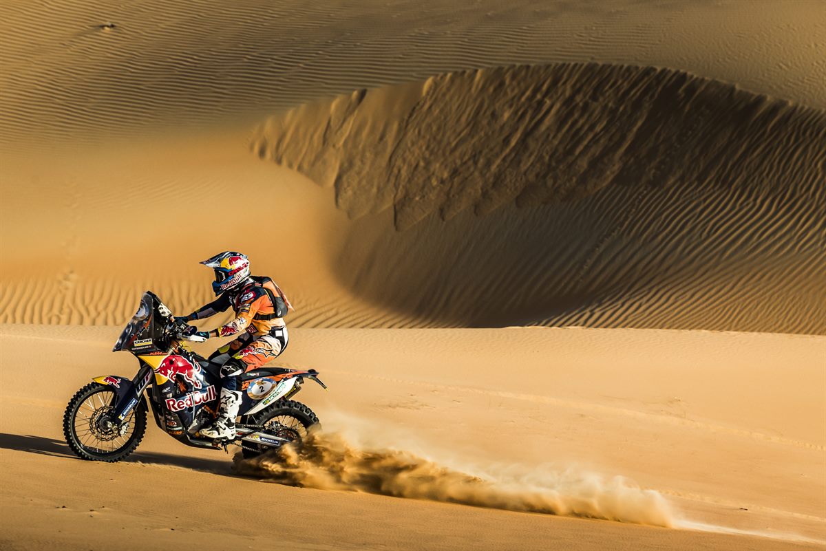 Sam Sunderland KTM 450 RALLY Abu Dhabi 2016