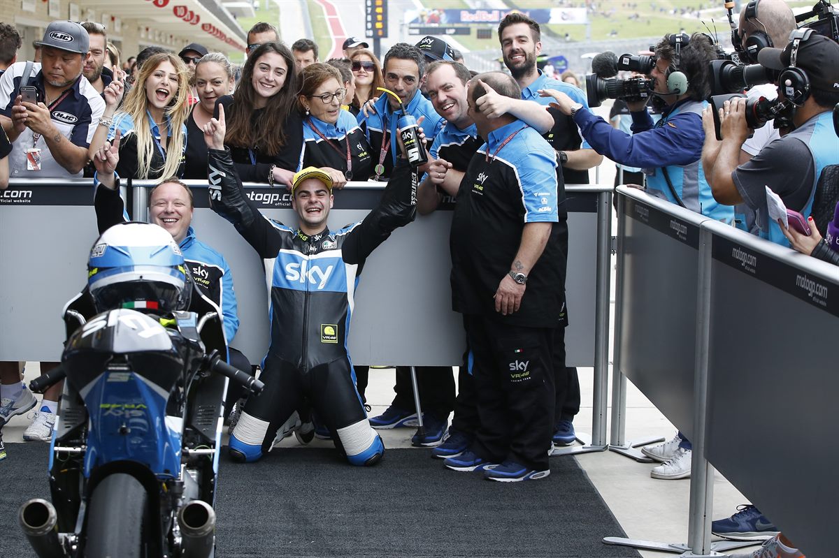 Romano Fenati & Team KTM RC250 GP Parc Ferme Circuit Of The Americas 2016