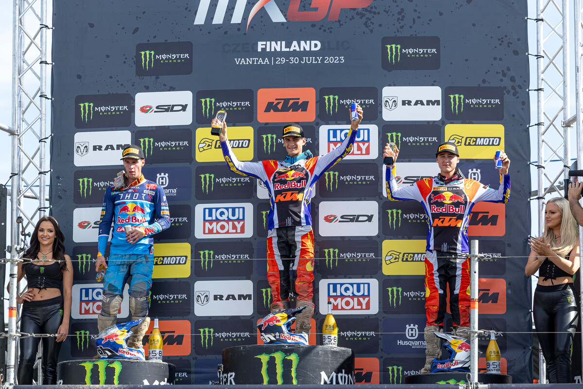 Andrea Adamo & Liam Everts 2023 MXGP Vantaa KTM 250 SX-F