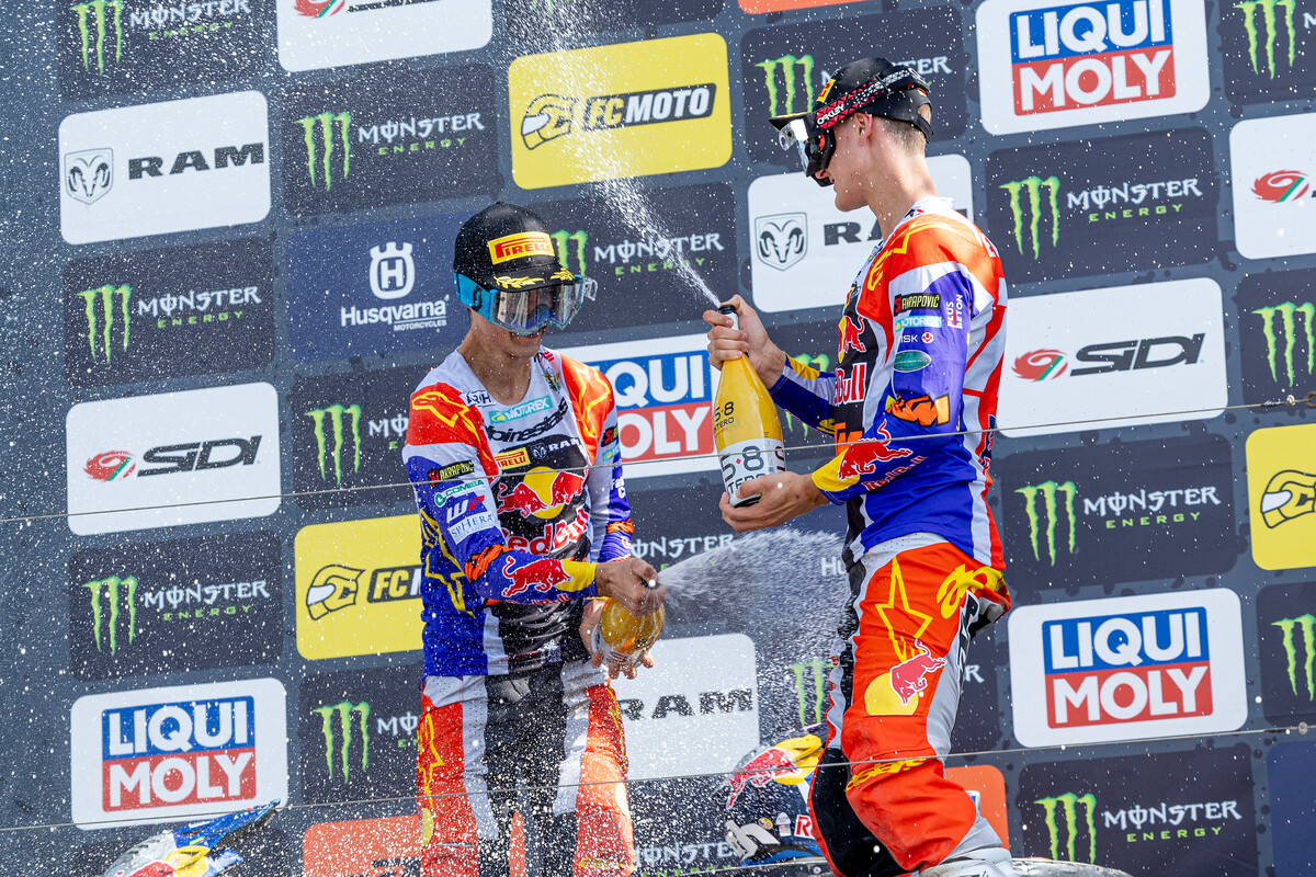 Andrea Adamo & Liam Everts 2023 MXGP Vantaa KTM 250 SX-F