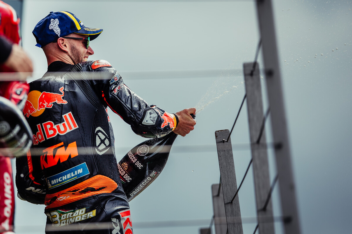 Brad Binder KTM MotoGP 2023 Great Britain Sunday