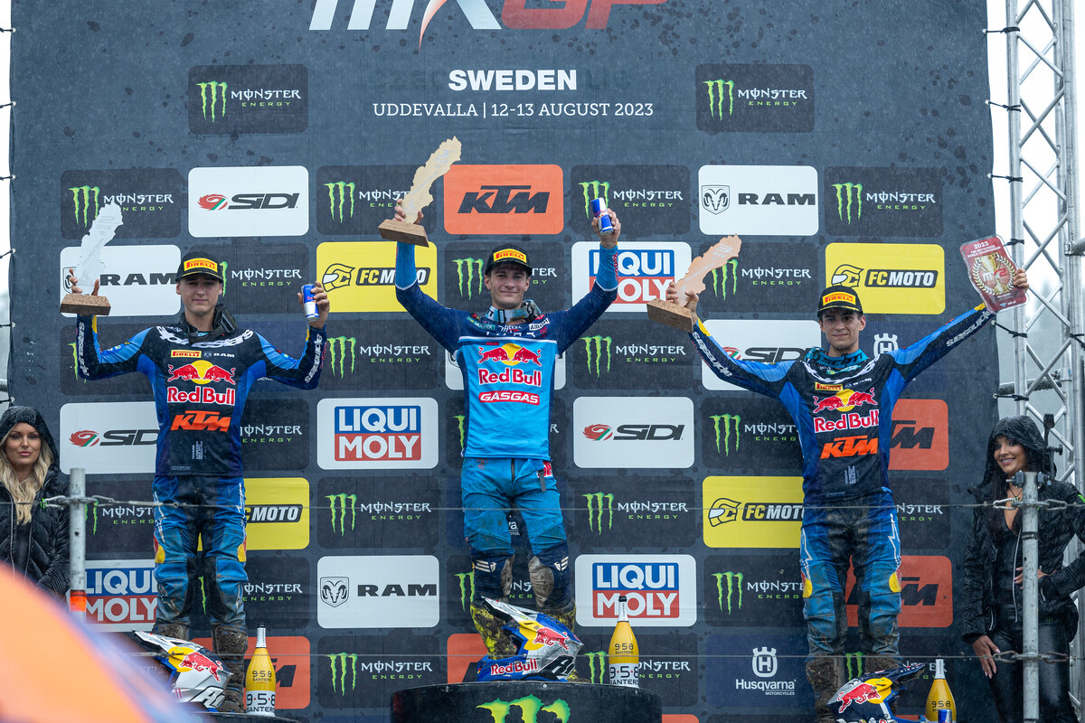 Andrea Adamo & Liam Everts 2023 MXGP Uddevalla KTM 250 SX-F