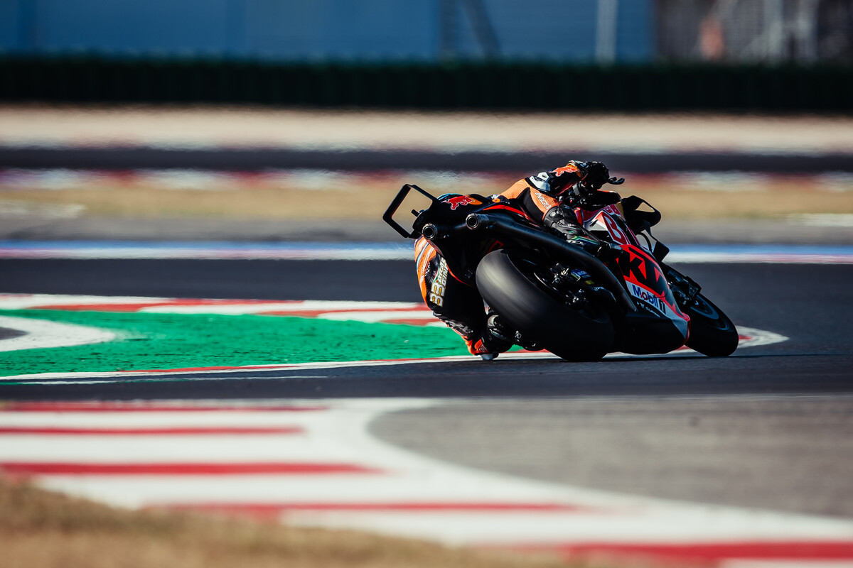 Brad Binder KTM MotoGP 2023 Misano test