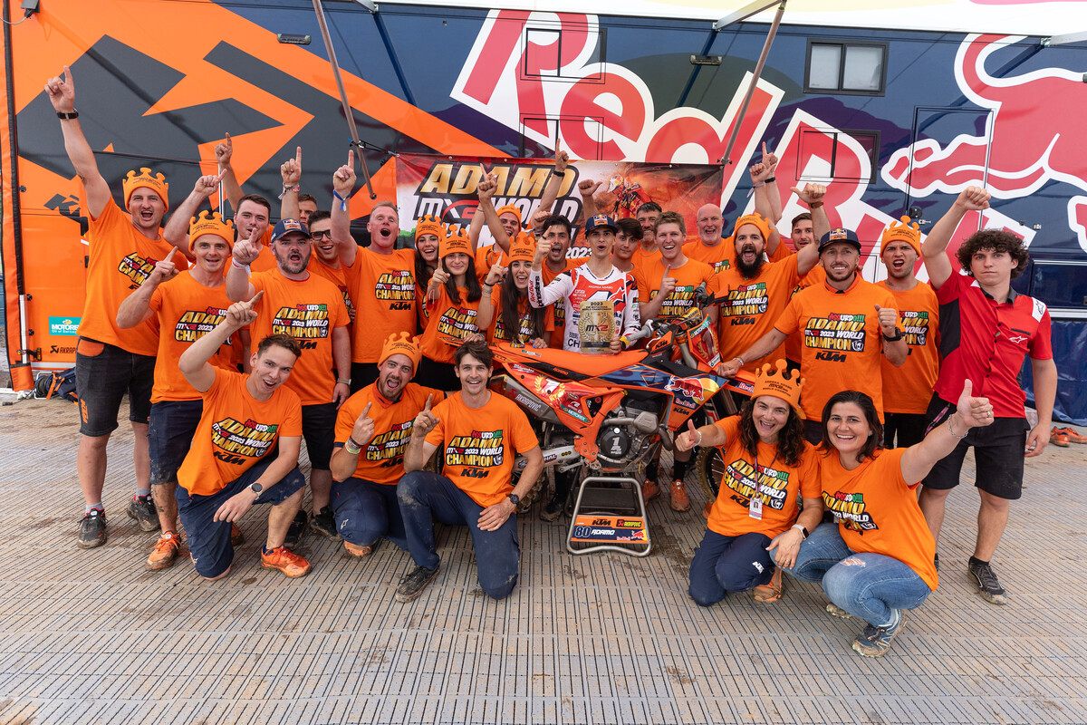 Andrea Adamo 2023 MXGP Maggiora KTM 250 SX-F title win