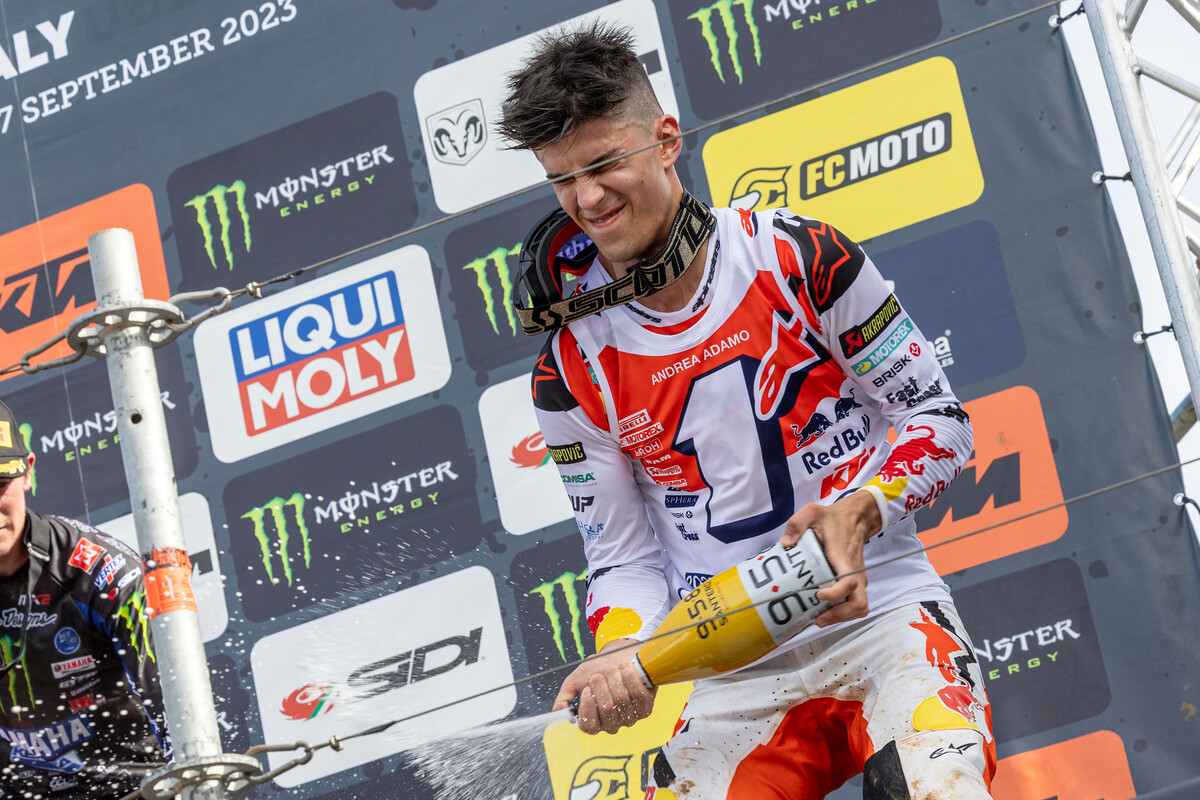 Andrea Adamo 2023 MXGP Maggiora KTM 250 SX-F title win