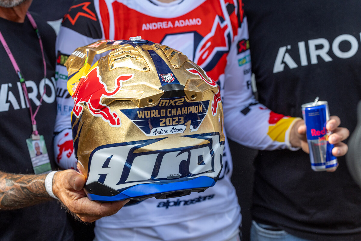 Andrea Adamo 2023 MXGP Maggiora KTM 250 SX-F title win