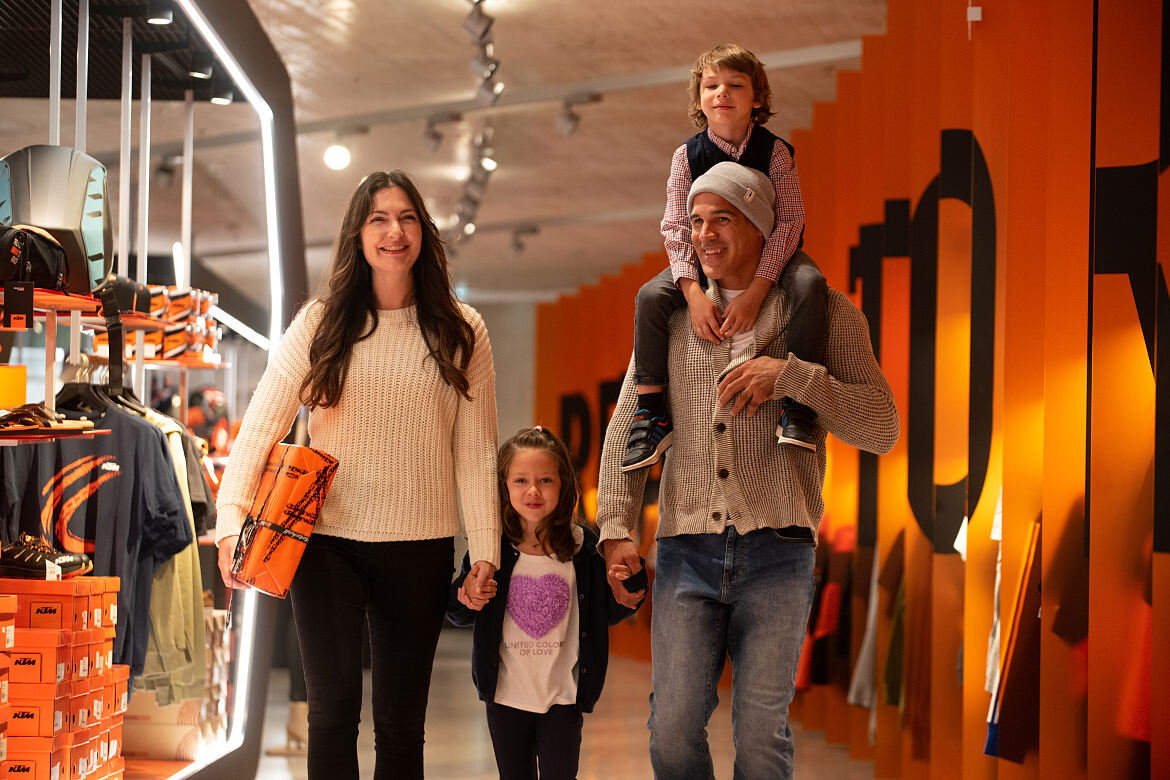 Winter Family Weekend in der KTM Motohall