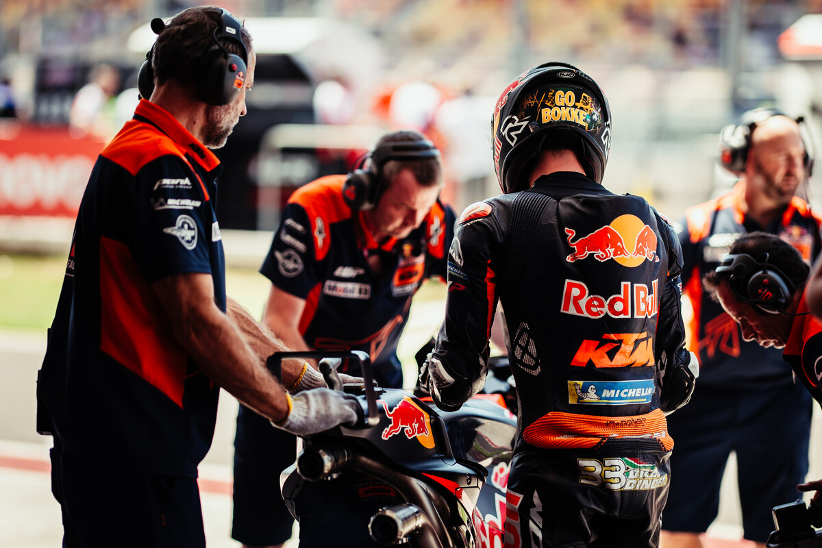 Brad Binder KTM MotoGP 2023 Indonesia Saturday