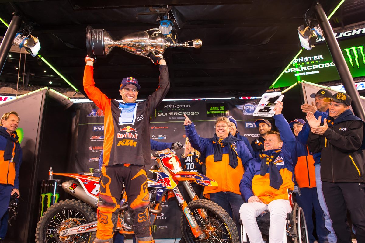 Ryan Dungey KTM 450 SX-F Podium East Rutherford 2016