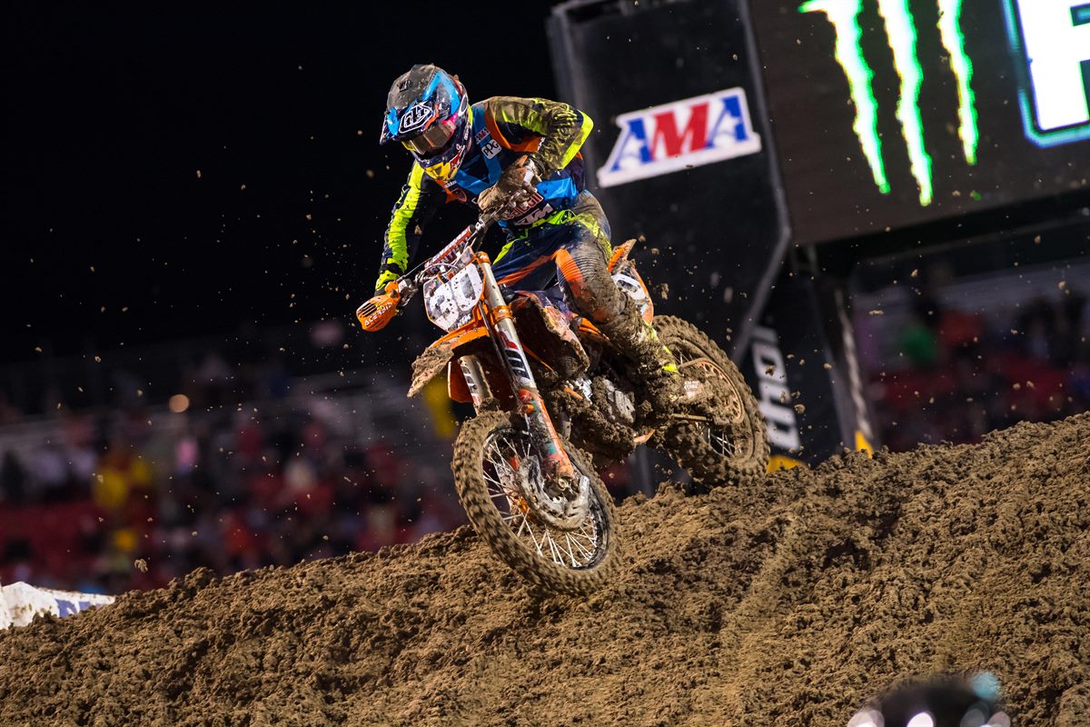 Shane McElrath KTM 250 SX-F Las Vegas 2016