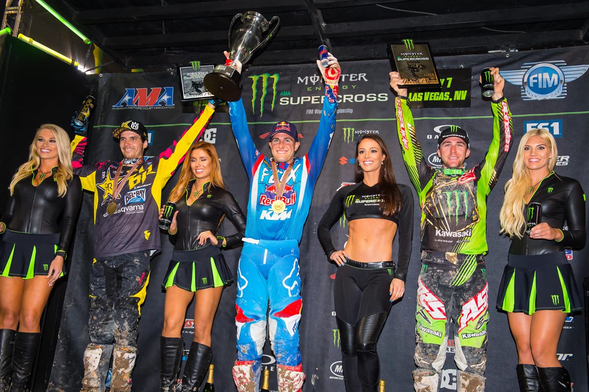 Ryan Dungey Podium Las Vegas 2016