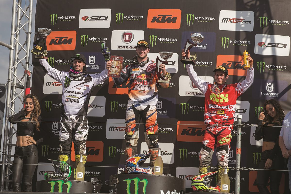 Jeffrey Herlings Podium Teutschenthal 2016