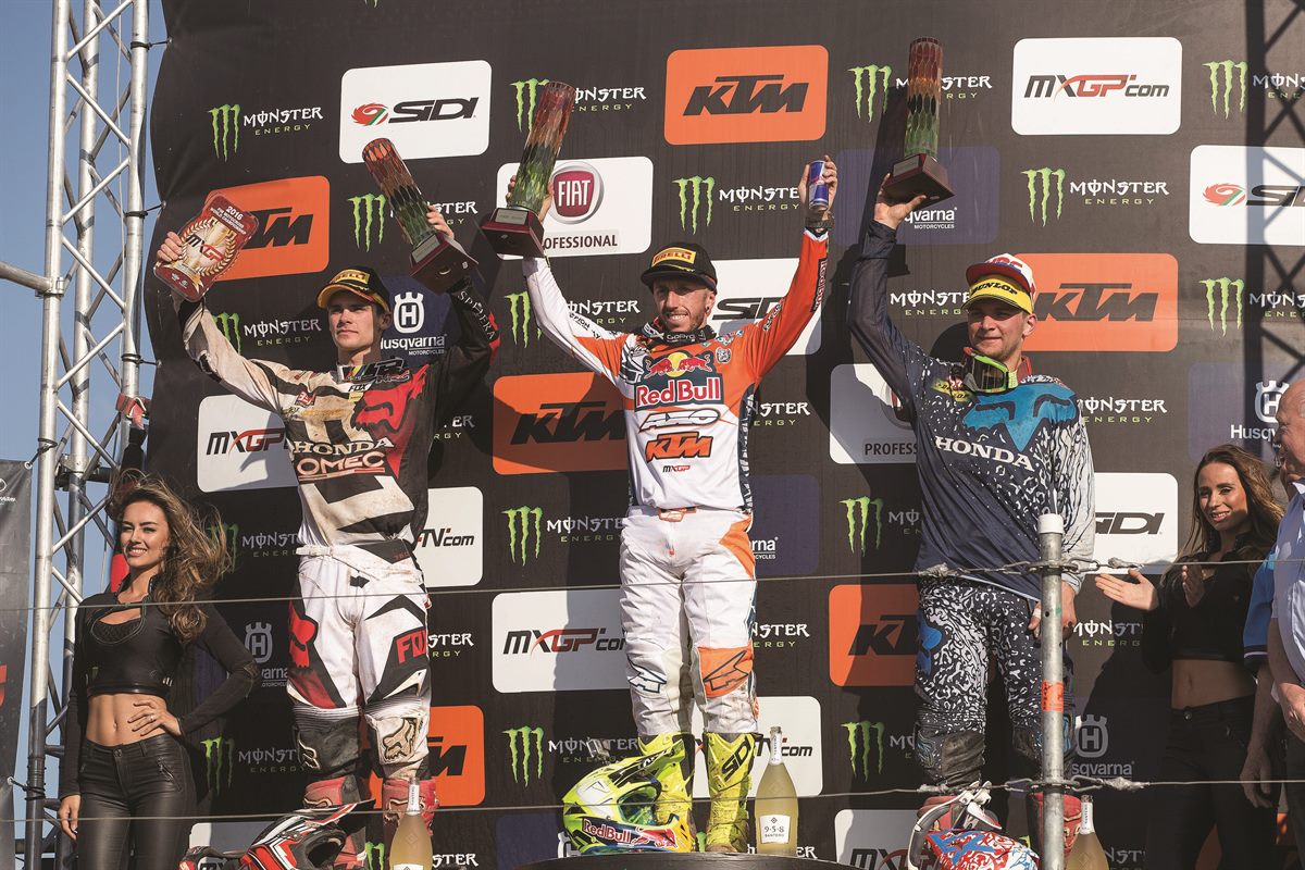 Tony Cairoli Podium Teutschenthal 2016