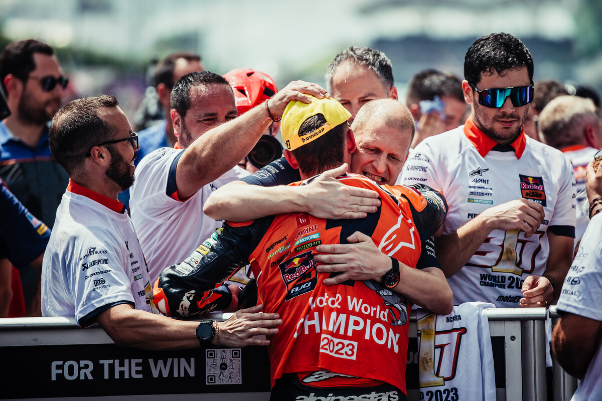 Pedro Acosta Moto2 2023 Malaysia World Champion