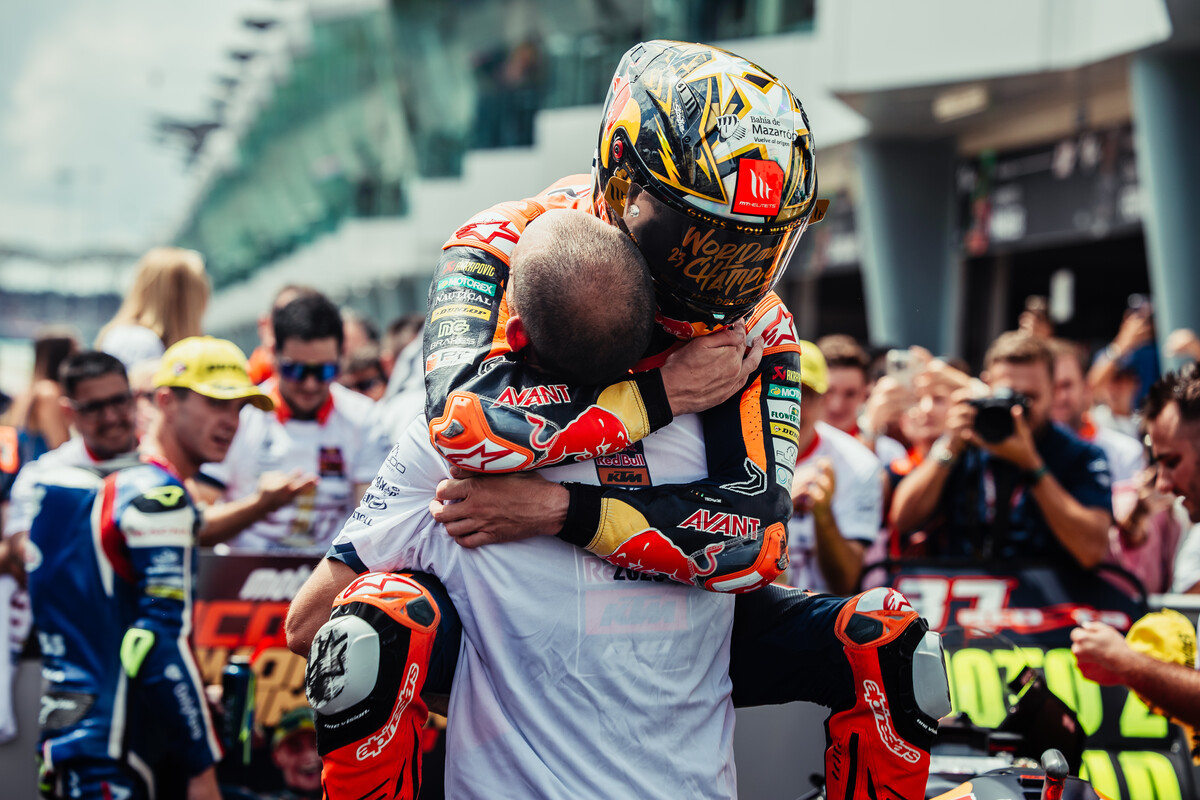 Pedro Acosta Moto2 2023 Malaysia World Champion