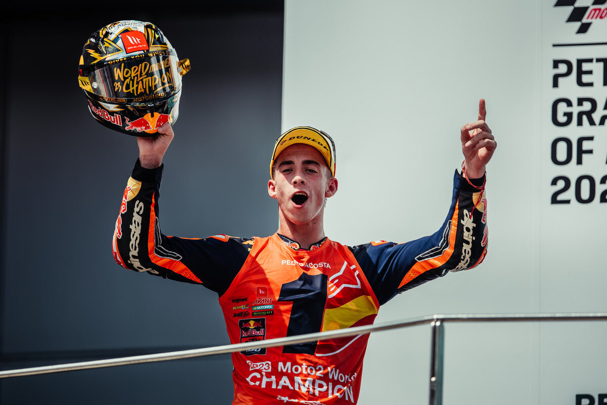 Pedro Acosta Moto2 2023 Malaysia World Champion