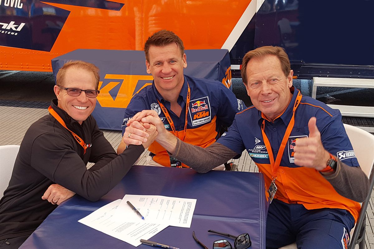 Aldon Baker, Pit Beirer & Roger De Coster East Rutherford 2016