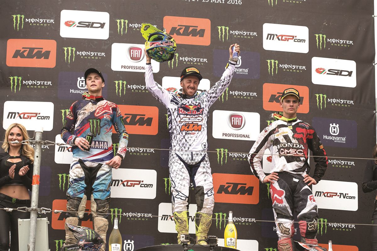 Tony Cairoli Podium Pietramurata 2016