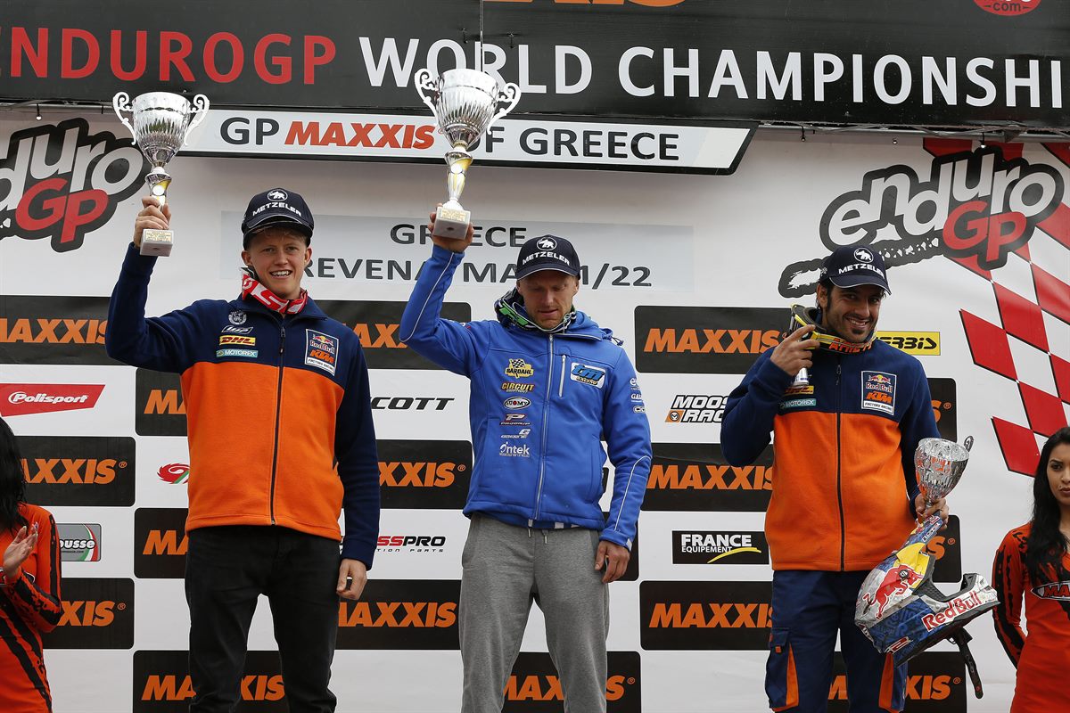 Nathan Watson & Ivan Cervantes Podium Grevena 2016